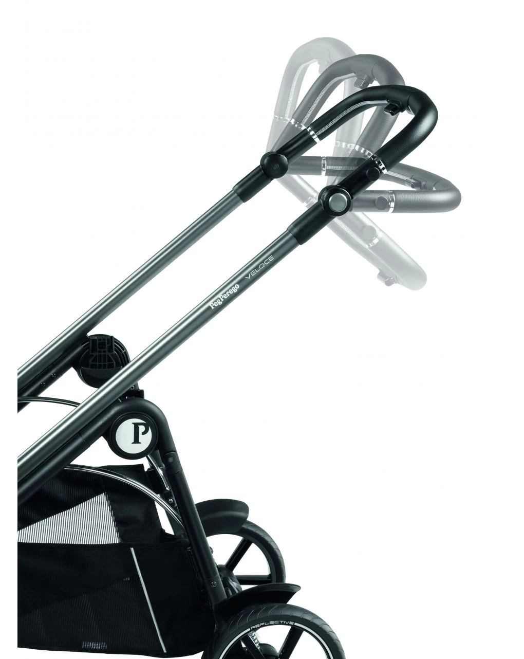 Trio Veloce Slk City Grey Con Culla Grande - Peg Perego 9 Trio Veloce Slk City Grey Con Culla Grande - Peg Perego - immagine 9