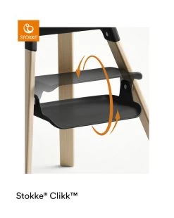 Stokke® Clikk™ High Chair - Black Natural -Negozio Di Prodotti Per Bambini d742ffce xz 000000000000706601 03