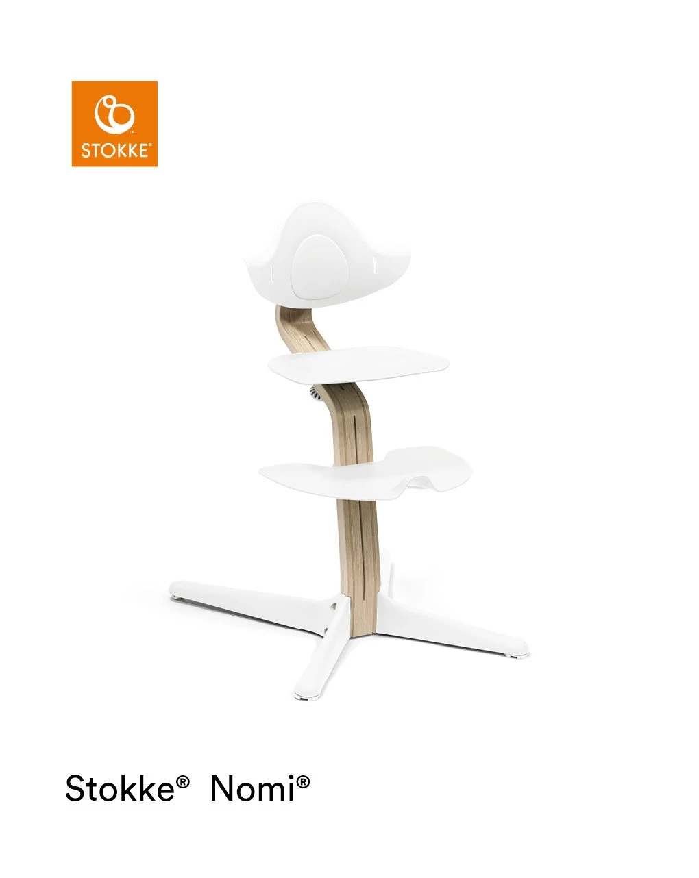 Sedia Nomi® Natural White - Stokke® 1 Sedia Nomi® Natural White - Stokke®