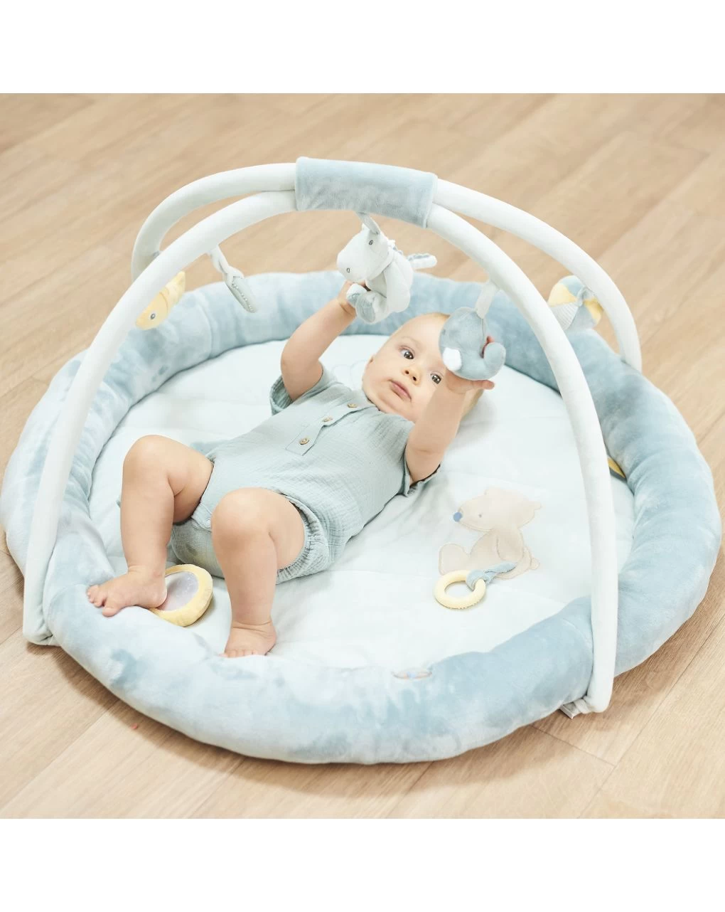 Tappeto Pouf Attività - Nattou 2 Tappeto Pouf Attività - Nattou - immagine 2