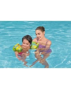 Braccioli In Tessuto Swim Safe Abc™ Aquastar™ 38x14 Cm. Chiusura Regolabile Misura S/m - 2 Colori Assortiti - Bestway -Negozio Di Prodotti Per Bambini e471401e xz 1200839 4