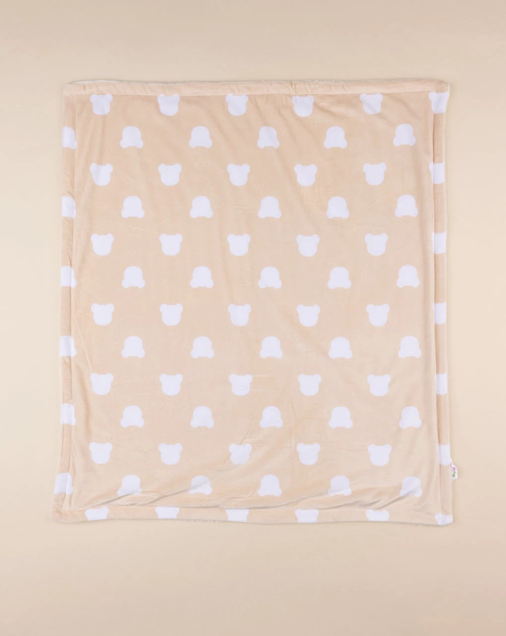 Coperta Culla Pile Unisex Beige 1 Coperta Culla Pile Unisex Beige