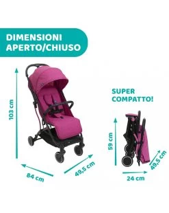 Passeggino Trolley Me Aurora Pink - Chicco -Negozio Di Prodotti Per Bambini eeb3efae xz 1299729 4