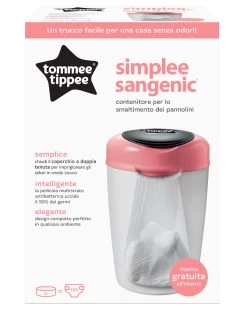 Tommee Tippee Sangenic Simplee Sistema Di Smaltimento Pannolini, Rosa -Negozio Di Prodotti Per Bambini ef54bc60 554701 2