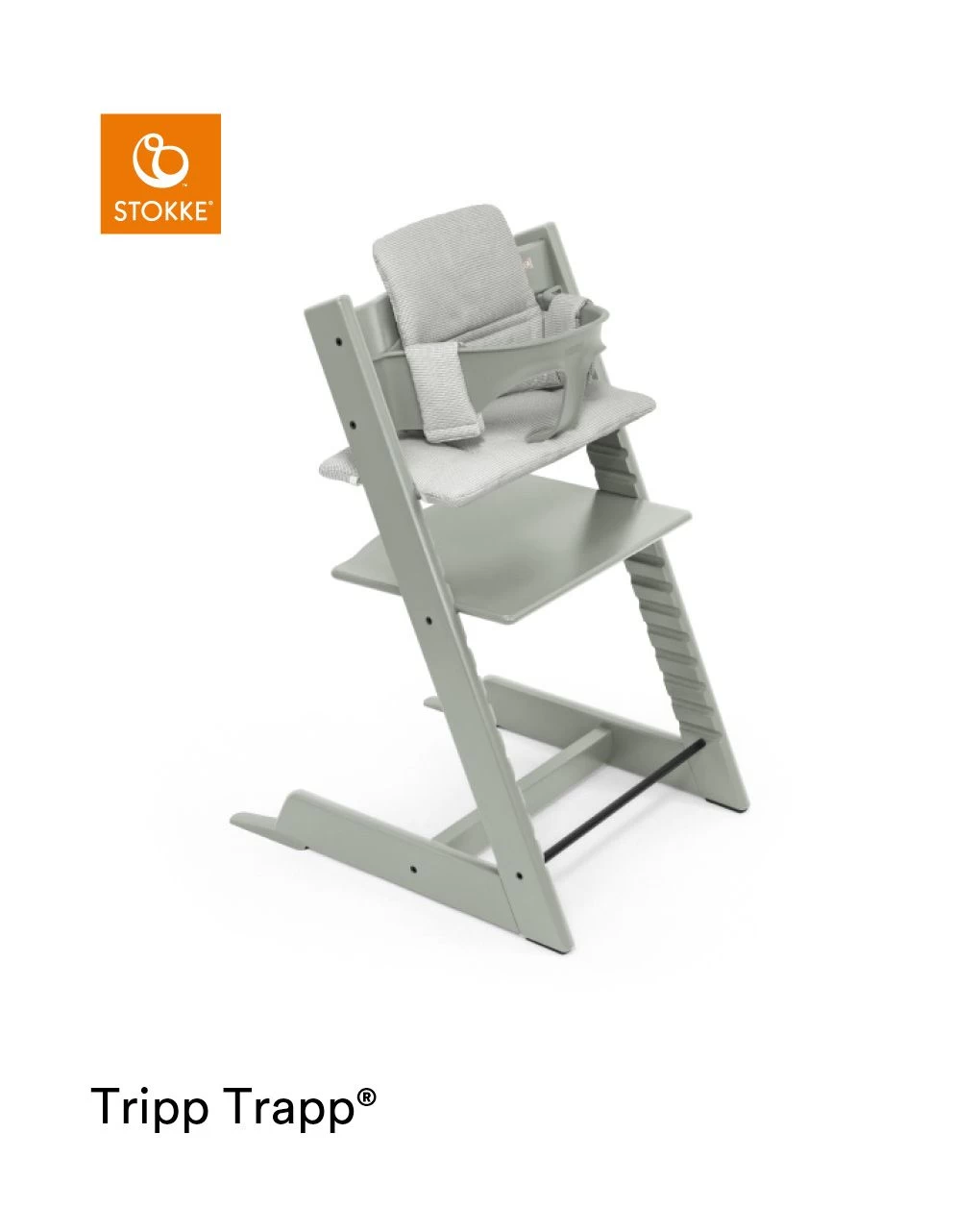 Tripp Trapp® Baby Set Glacier Green - Stokke 3 Tripp Trapp® Baby Set Glacier Green - Stokke - immagine 3