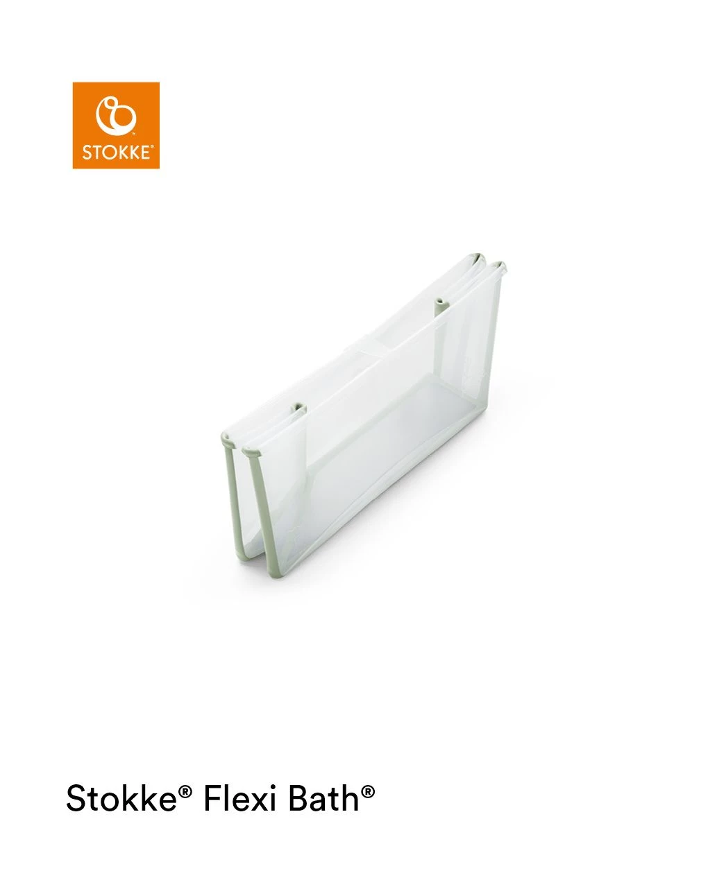 Stokke® Flexi Bath® Trasparent Green 3 Stokke® Flexi Bath® Trasparent Green - immagine 3