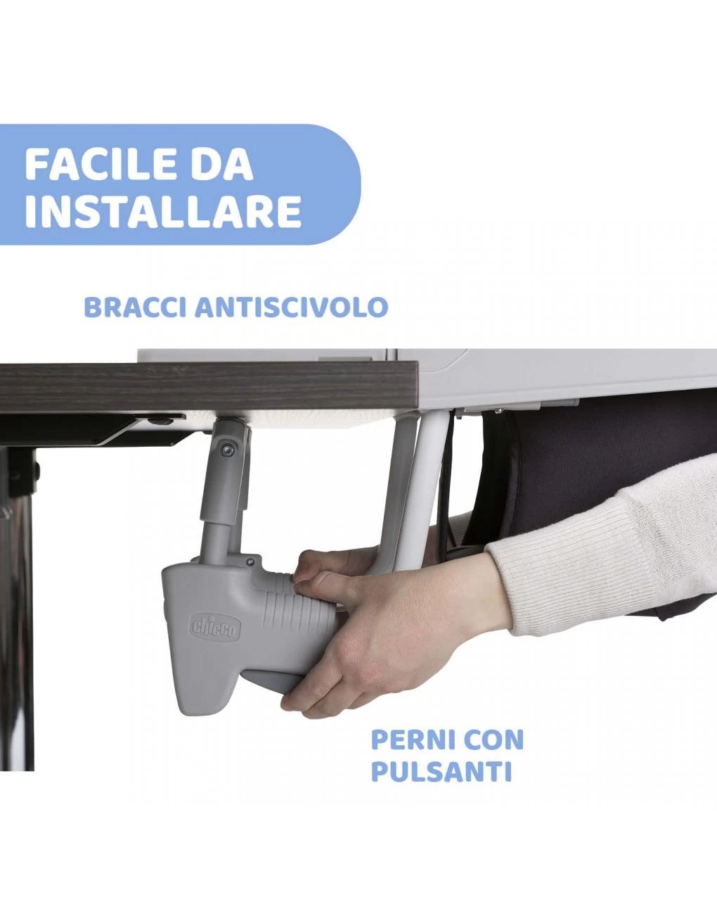 Seggiolino Da Tavolo 360 Stone - Chicco 4 Seggiolino Da Tavolo 360 Stone - Chicco - immagine 4