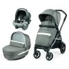 Trio Book Slk City Grey Con Culla Elite - Peg Perego