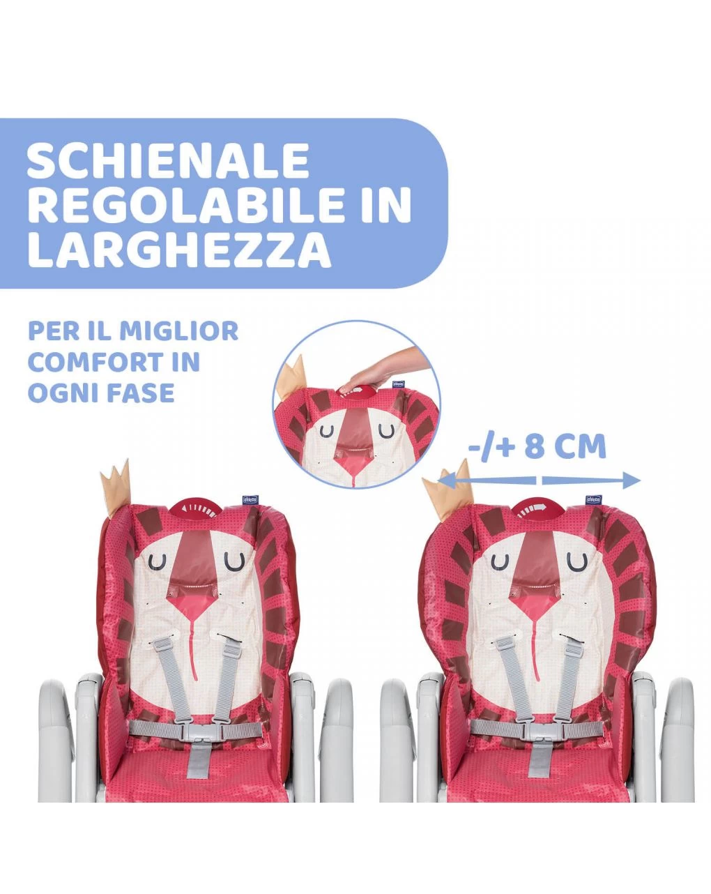 Seggiolone Chicco Polly2start Lion 2 Seggiolone Chicco Polly2start Lion - immagine 2