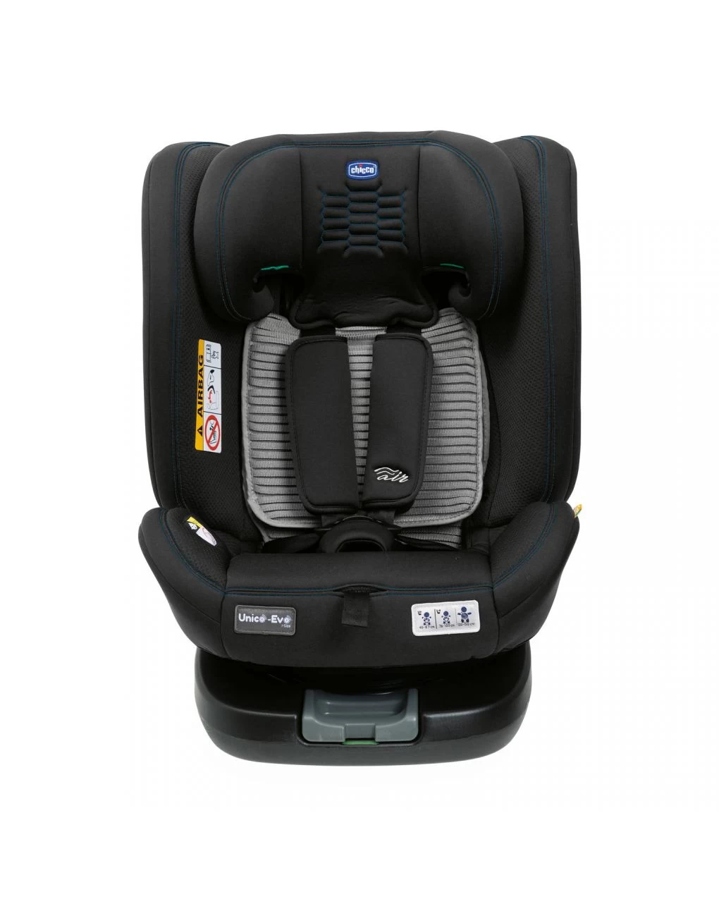 Seggiolino Auto Unico Evo I-size Air Black 40-150 Cm - Chicco 13 Seggiolino Auto Unico Evo I-size Air Black 40-150 Cm - Chicco - immagine 13