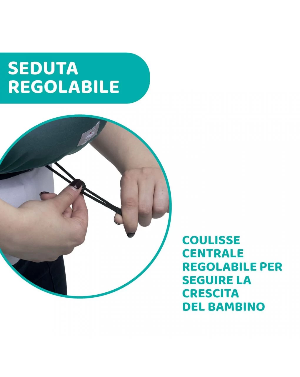 Marsupio Skin Fit Green Wood - Chicco 4 Marsupio Skin Fit Green Wood - Chicco - immagine 4