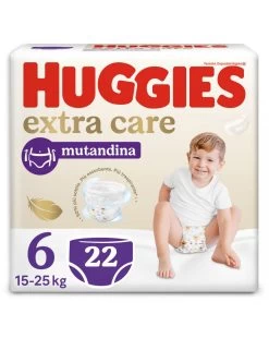 Pannolini Huggies Extra Care Mutandina Tg. 6 (15-25 Kg) - Formato Da 22 Pannolini