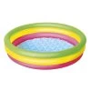 Piscina Summer 3 Anelli Color Con Fondo Gonfiabile 102x25 Cm - Bestway